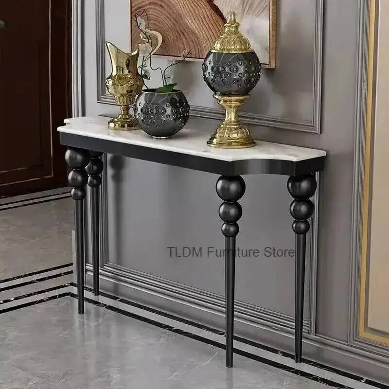 Office Furniture Luxury - Konsola do salonu Klasyczny stolik pokojowy