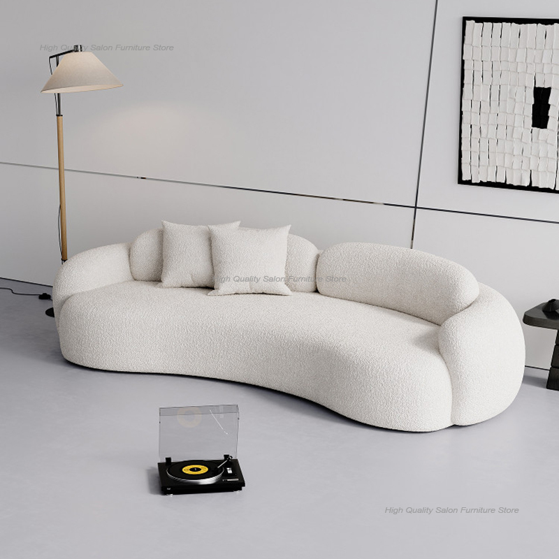 Office Furniture Luxury - Sofa w stylu włoskiego kremu do