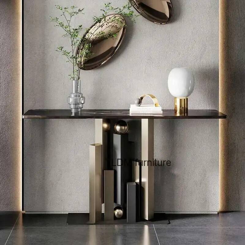Office Furniture Luxury - Nowoczesny Prosty Stolik Konsola do Biura