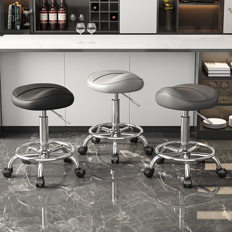 Office Furniture Ergonomic - Stołek na kółkach obrotowy ergonomiczny ze