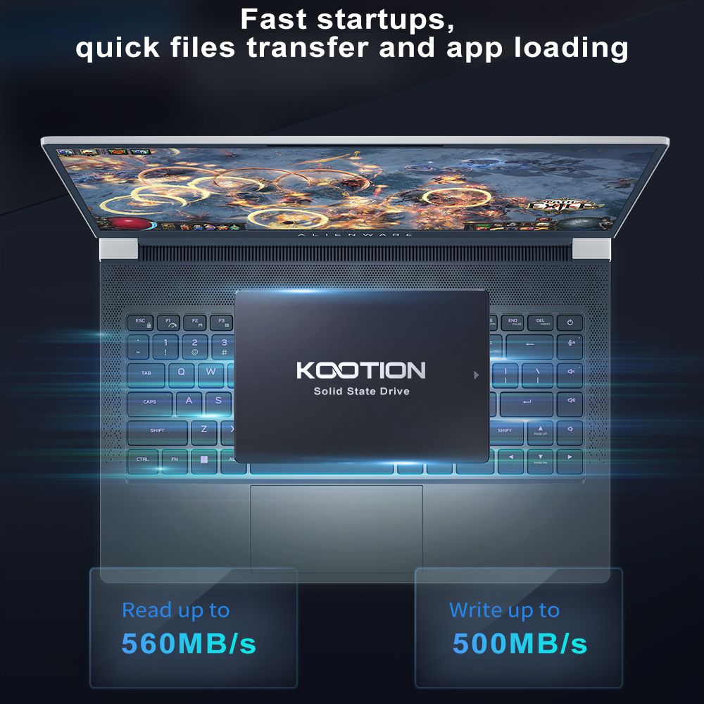 KOOTION Dysk SSD SATA 64GB 128 – Work Office Furniture recenzja i cena