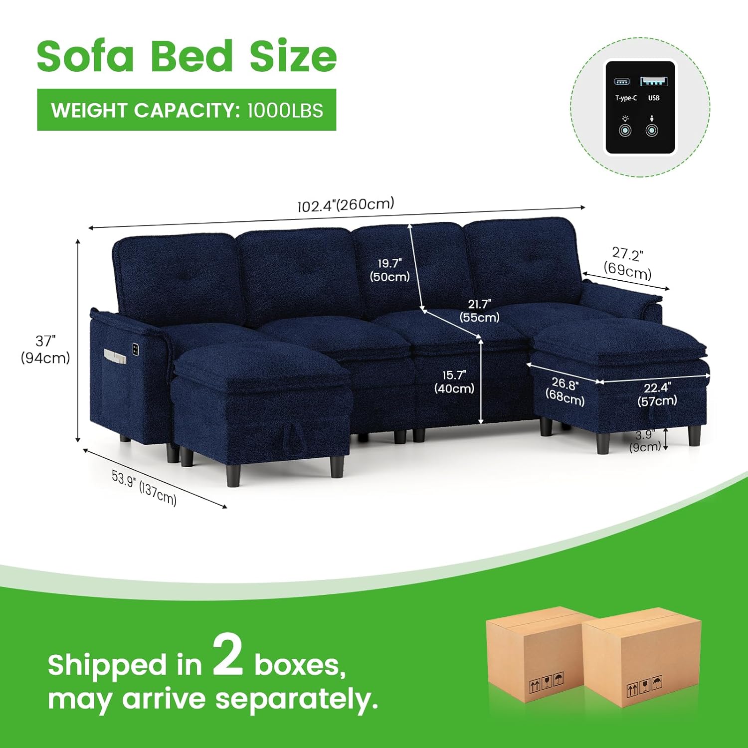 Sofa modułowa w kształcie lite – Office Furniture Custom recenzja i cena