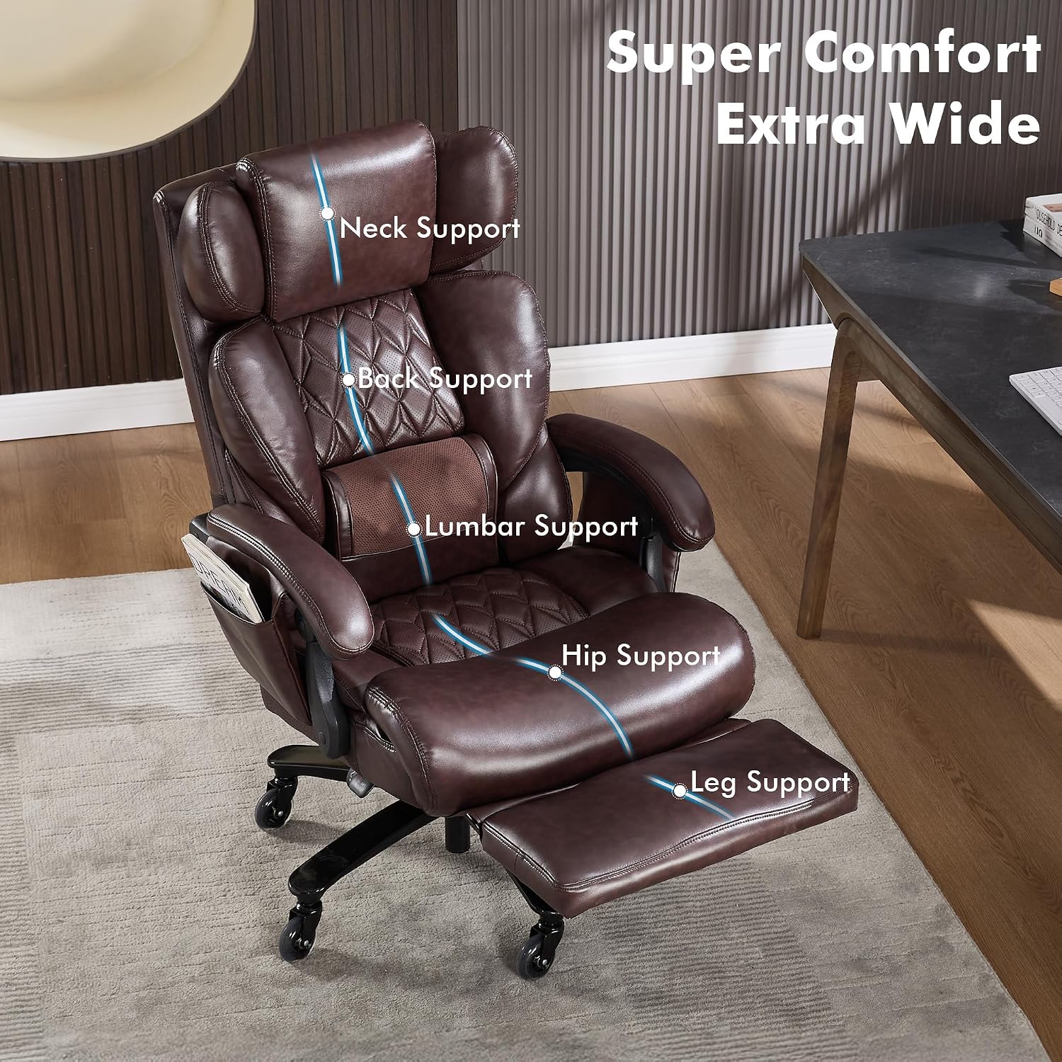 Duże i wysokie ergonomiczne kr – Office Furniture Custom recenzja i cena